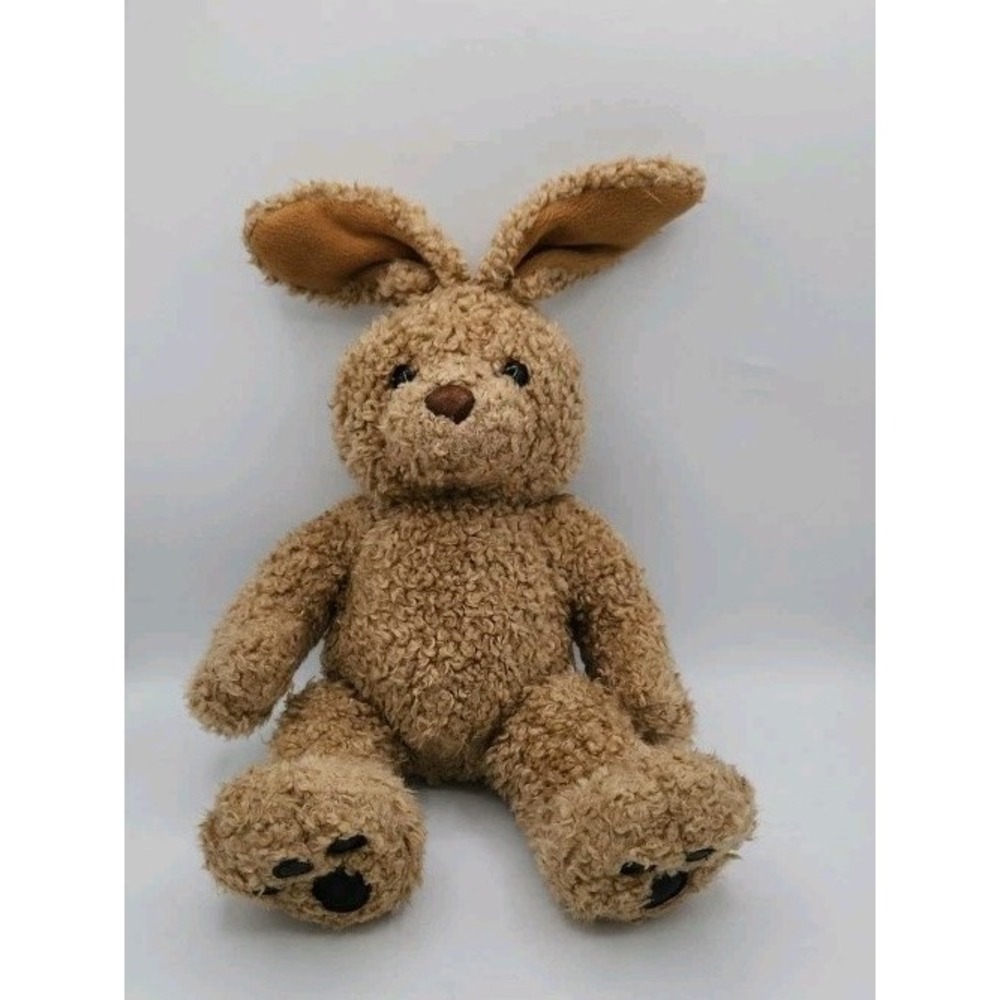Build A Bear Curly Fur Classic Cocoa Bunny Rabbit Plush Easter Bunny Basket Fill